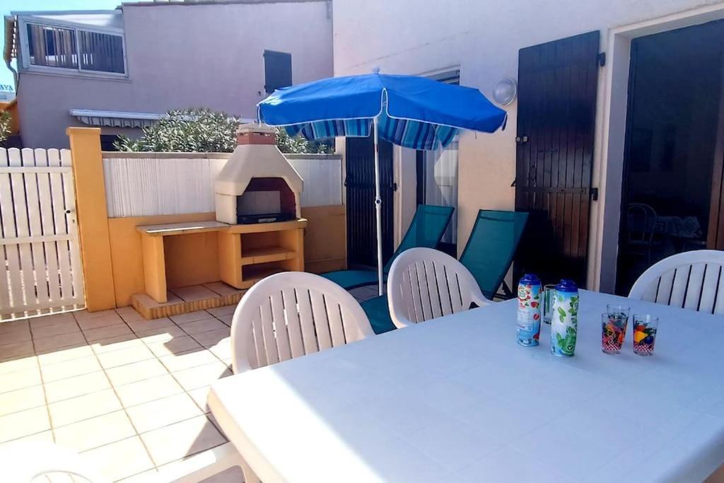 2Min A Pied De La Plage Grande Terrasse Le Barcarès Extérieur photo
