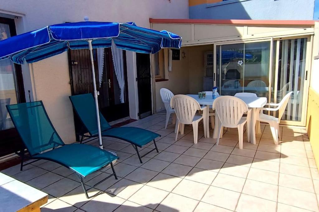 2Min A Pied De La Plage Grande Terrasse Le Barcarès Extérieur photo