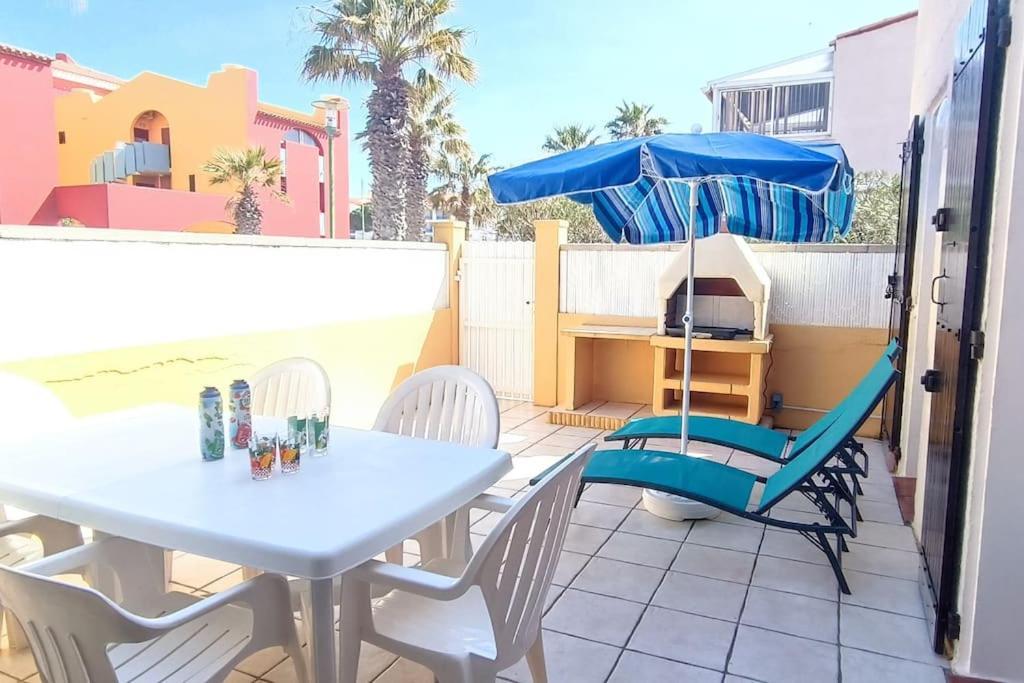 2Min A Pied De La Plage Grande Terrasse Le Barcarès Extérieur photo